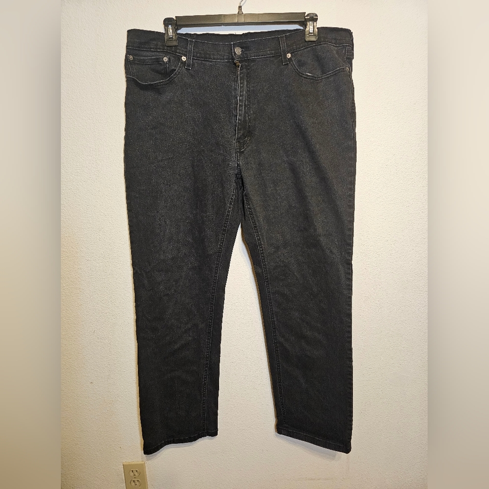 Levi's 541 Athletic-Fit Stretch Black Jeans